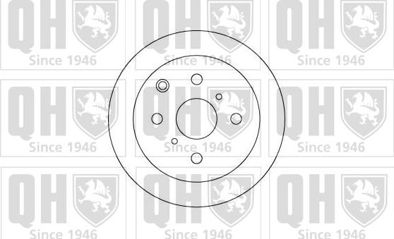 Quinton Hazell BDC3904 - Brake Disc autospares.lv