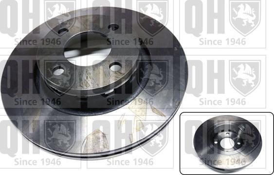 Quinton Hazell BDC3933 - Brake Disc autospares.lv