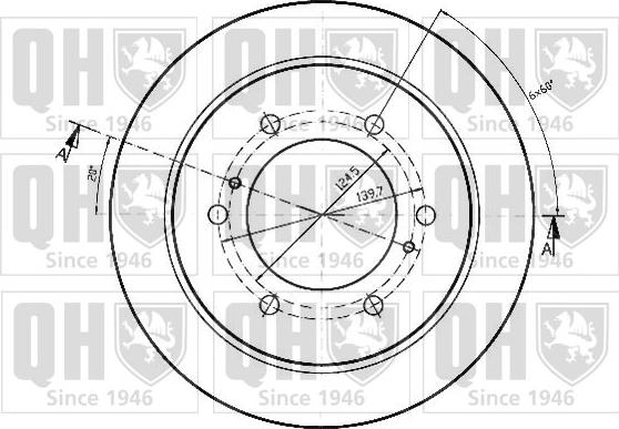 Quinton Hazell BDC3922 - Brake Disc autospares.lv