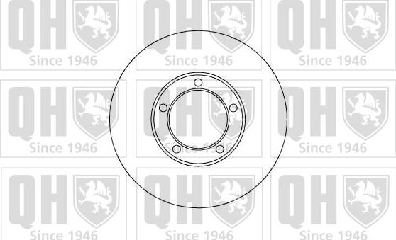 Quinton Hazell BDC3475 - Brake Disc autospares.lv