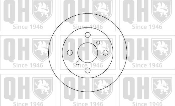 Quinton Hazell BDC3559 - Brake Disc autospares.lv