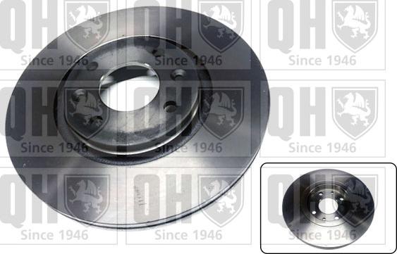 Quinton Hazell BDC3552 - Brake Disc autospares.lv