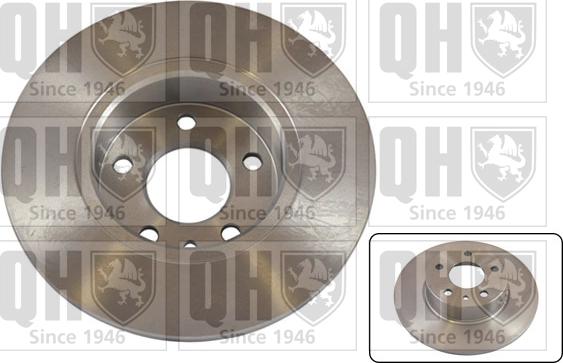 Quinton Hazell BDC3504 - Brake Disc autospares.lv