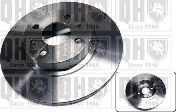 Quinton Hazell BDC3511 - Brake Disc autospares.lv