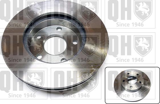 Quinton Hazell BDC3517 - Brake Disc autospares.lv