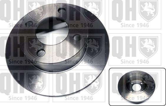 Quinton Hazell BDC3589 - Brake Disc autospares.lv