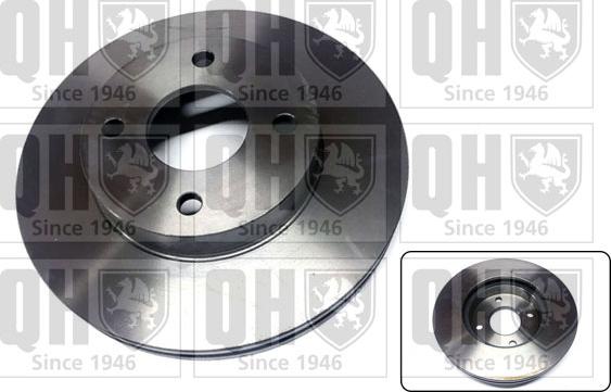 Quinton Hazell BDC3582 - Brake Disc autospares.lv