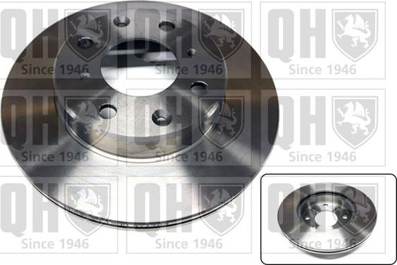 Quinton Hazell BDC3525 - Brake Disc autospares.lv