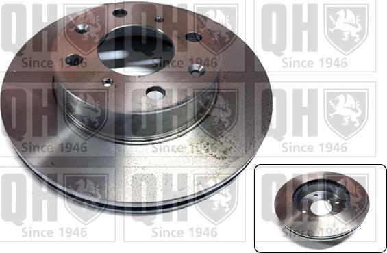 Quinton Hazell BDC3572 - Brake Disc autospares.lv