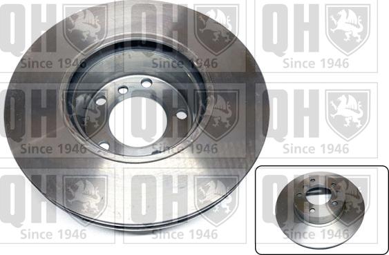 Quinton Hazell BDC3645 - Brake Disc autospares.lv