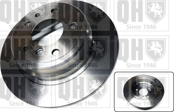 Quinton Hazell BDC3640 - Brake Disc autospares.lv