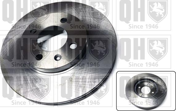Quinton Hazell BDC3605 - Brake Disc autospares.lv