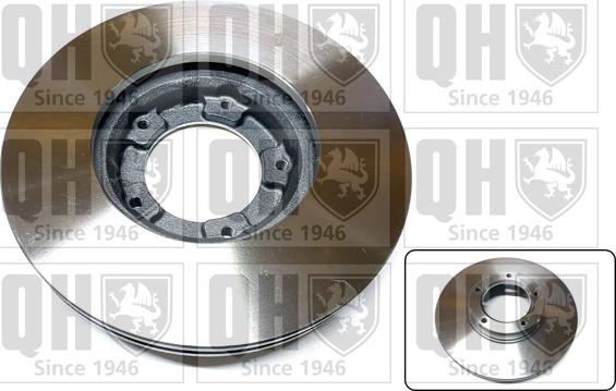 Quinton Hazell BDC3603 - Brake Disc autospares.lv