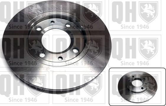 Quinton Hazell BDC3689 - Brake Disc autospares.lv