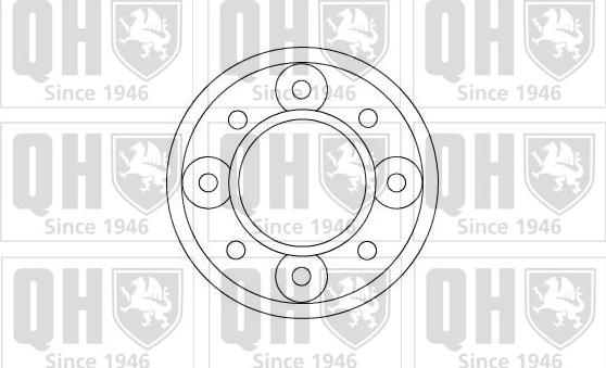 Quinton Hazell BDC3116 - Brake Disc autospares.lv