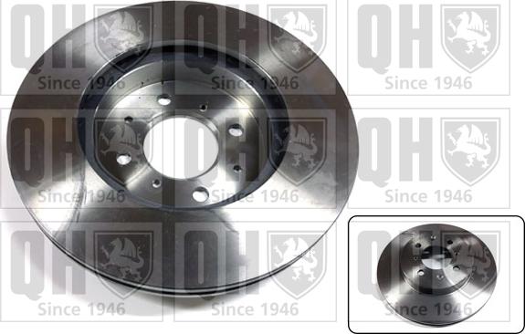 Quinton Hazell BDC3800 - Brake Disc autospares.lv