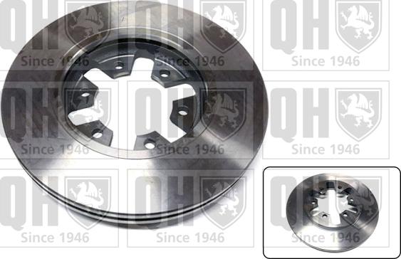 Quinton Hazell BDC3808 - Brake Disc autospares.lv