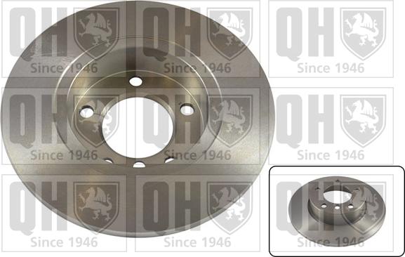 Quinton Hazell BDC3803 - Brake Disc autospares.lv