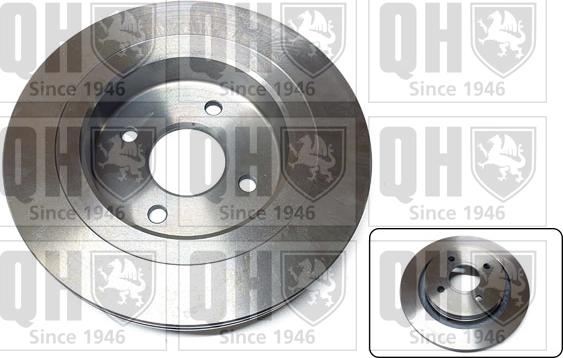 Quinton Hazell BDC3807 - Brake Disc autospares.lv