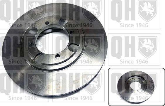 Quinton Hazell BDC3818 - Brake Disc autospares.lv