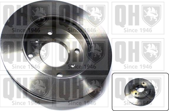 Quinton Hazell BDC3812 - Brake Disc autospares.lv