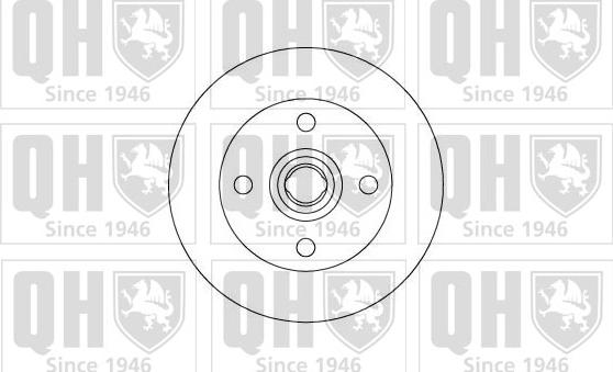 Quinton Hazell BDC3882 - Brake Disc autospares.lv