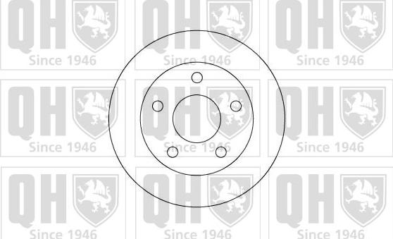 Quinton Hazell BDC3821 - Brake Disc autospares.lv