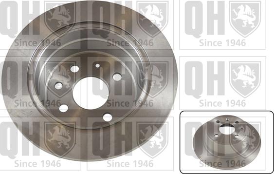 Quinton Hazell BDC3827 - Brake Disc autospares.lv