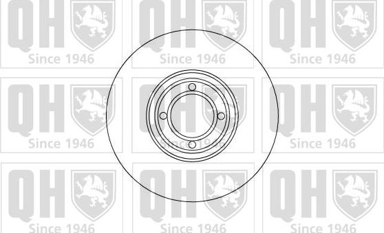 Quinton Hazell BDC3355 - Brake Disc autospares.lv