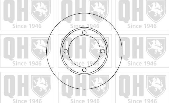 Quinton Hazell BDC3268 - Brake Disc autospares.lv