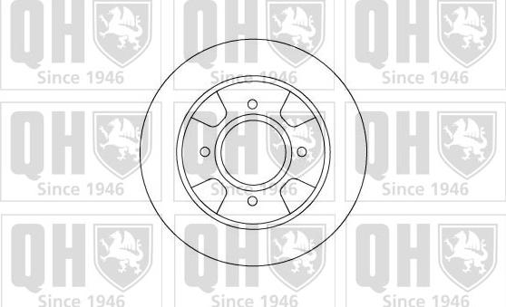 Quinton Hazell BDC3203 - Brake Disc autospares.lv