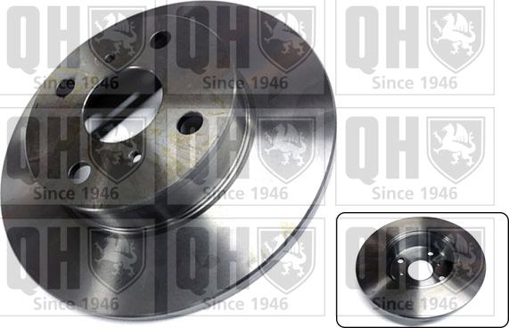 Quinton Hazell BDC3762 - Brake Disc autospares.lv