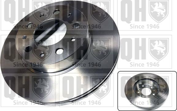 Quinton Hazell BDC3716 - Brake Disc autospares.lv