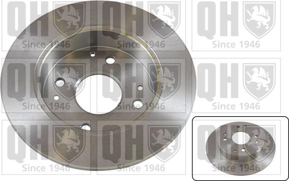 Quinton Hazell BDC3784 - Brake Disc autospares.lv
