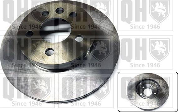 Quinton Hazell BDC3787 - Brake Disc autospares.lv