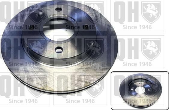 Quinton Hazell BDC3727 - Brake Disc autospares.lv