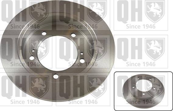 Quinton Hazell BDC3779 - Brake Disc autospares.lv