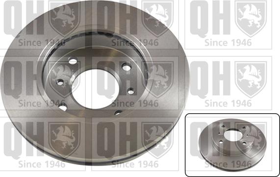 Quinton Hazell BDC3775 - Brake Disc autospares.lv