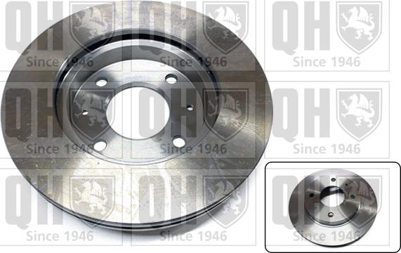 Quinton Hazell BDC3773 - Brake Disc autospares.lv