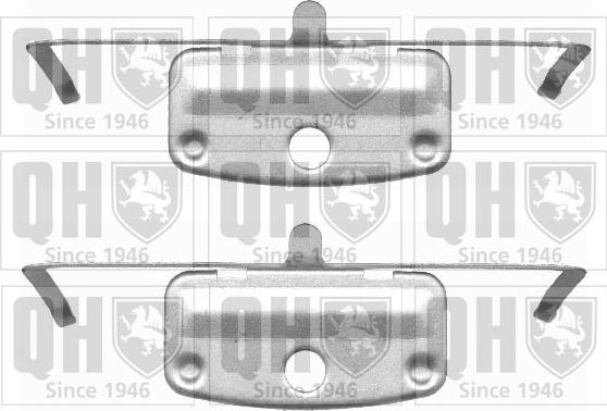 Quinton Hazell BFK939 - Accessory Kit for disc brake Pads autospares.lv