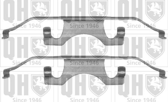 Quinton Hazell BFK896 - Accessory Kit for disc brake Pads autospares.lv