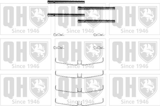 Quinton Hazell BFK807 - Accessory Kit for disc brake Pads autospares.lv