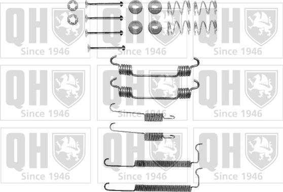 Quinton Hazell BFK291 - Accessory Kit, brake shoes autospares.lv