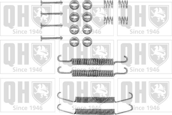 Quinton Hazell BFK298 - Accessory Kit, brake shoes autospares.lv