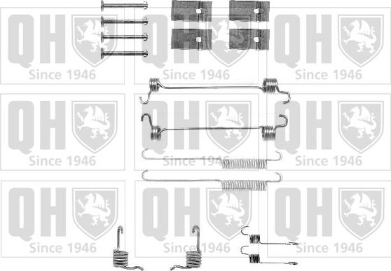 Quinton Hazell BFK275 - Accessory Kit, brake shoes autospares.lv