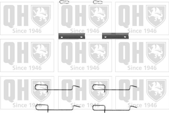 Quinton Hazell BFK741 - Accessory Kit for disc brake Pads autospares.lv