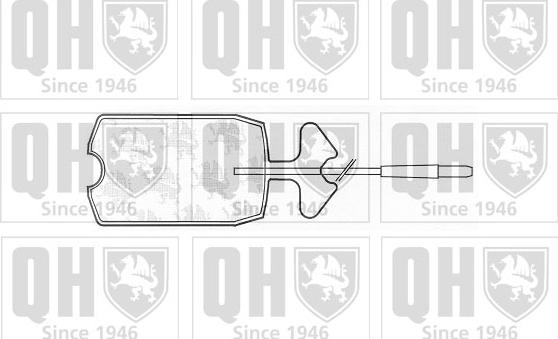 Quinton Hazell BP451 - Brake Pad Set, disc brake autospares.lv