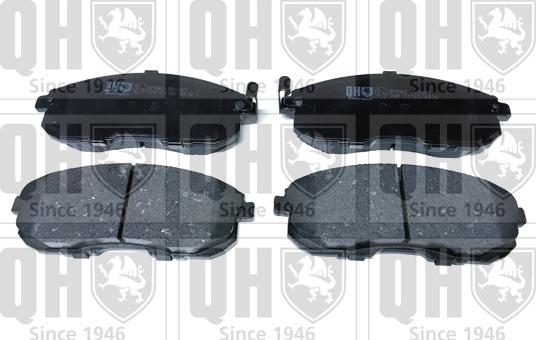 Quinton Hazell BP680 - Brake Pad Set, disc brake autospares.lv