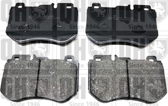 Quinton Hazell BP1919 - Brake Pad Set, disc brake autospares.lv