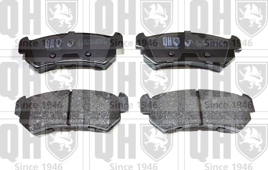 Quinton Hazell BP1443 - Brake Pad Set, disc brake autospares.lv